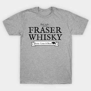 Fraser Whisky Bites Like a Bear Est. 1767 T-Shirt